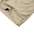 thumbnail image 5 of Denim Shorts for Men Small Summer Gym Shorts for Men Loose Elastic Waist Drawstring Cargo Shorts with Pocket Lightweight Casual Sports Shorts Brown L, 5 of 7