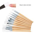 thumbnail image 2 of 10pcs  Mask Brush with Wooden Handle Soft Fiber Wool Hair Facial Mask Brush Facial Mask Mud Applicator Mixing Tool Skin Care, 2 of 6