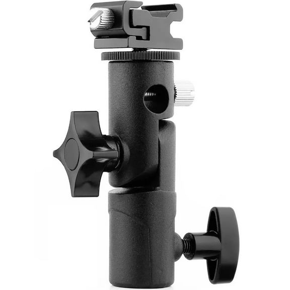 KDJ Professional Flash Hot Shoe Umbrella Holder Mount Adapter for Studio