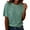 AB429 Green, variant on Carnival Sparkly Tshirt For Women Sequin Solid Color Short Sleeve Crew Neck Tops Fashion Comfortable Female Loose Fit Blouse Green Size One Size