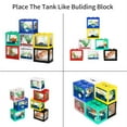 thumbnail image 3 of Black Colour Small Fish Tank, Mini Fish Tank Stackable Cube Tank , Ant Feeding Case Mini Reptile Row Box, 3 of 7