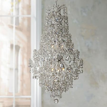 Vienna Full Spectrum Marilyn 18 1 4 Wide Chrome Crystal Chandelier Vienna Full Spectrum Marilyn 18 1 4 Wide Chrome Crystal Chandelier