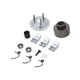 thumbnail image 5 of RC Bell Bell Bell Shoes Roinings Gear Clutch Bell Set 81020 1/8 Reemplazo para HSP Modelo portátil RC CUERPA DE CUPERACIÓN DE CAR RC Plata, 5 of 8