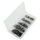 thumbnail image 5 of 50 piezas de clips giratorios de pesca, clip de potencia, conector de pesca de barril, giratorio de alta resistencia, equipo de agua salada, broches Negro, 5 of 8