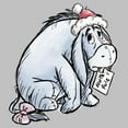 thumbnail image 2 of Womens Winnie the Pooh Eeyore Santa Letter Sketch T Shirt, 2 of 5