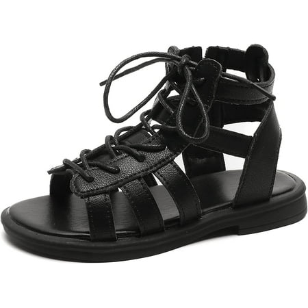 

Girl s Cute Floral Strap Sandals Flat Summer Sandals Shoes(Toddler/Little Kid