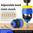 thumbnail image 4 of Adjustable Extension Impact Chuck Adapter, 1/4 Universal Hex Shank Quick Release Bar Socket Screwdriver Bit Holder Kit, 4 of 8