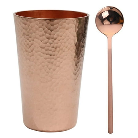 

Limnyves Copper Powder Cup Wenxiang Cup Grinder Coffee Powder Manual Hand Powder Cup 250Ml with 1 Pcs/Set Coffee Scoop