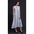 thumbnail image 3 of Bimba Feather Causal Long Backless Halter NeckÂ&nbsp;DressÂ&nbsp;Women Printed BeachÂ&nbsp;Dress-X-Small, 3 of 6