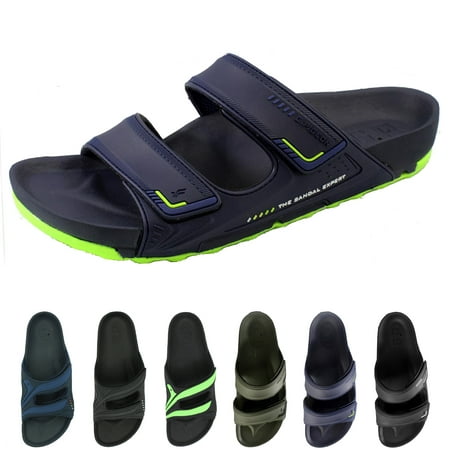 

Pirogue Orthaheel Slide Sandals for Men & Women: Quick Dry Light Weight Adjustalbe Straps