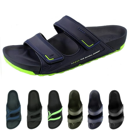 

Pirogue Orthaheel Slide Sandals for Men & Women: Quick Dry Light Weight Adjustalbe Straps