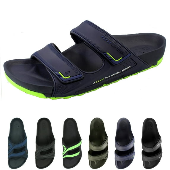 Pirogue Orthaheel Slide Sandals for Men & Women: Quick Dry, Light Weight, Adjustalbe Straps