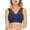 Dark Blue, variant on Deepwonder Racerback Sports Bras for Women- Padded Seamless Medium Impact Support for Yoga Gym Workout Fitness