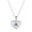 Sky Blue, variant on JAHH Women's Choker Necklaces Light Fashion High Sense Pendant Love Heart Pendant Heart Women Necklaces Valentine's Day Gift