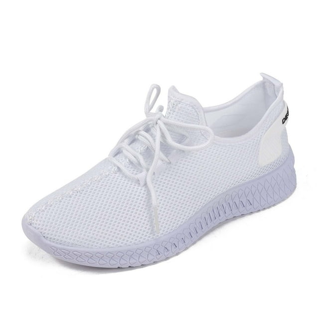 TIEVOSA Espadrilles Grande Taille en Maille Respirante Légères Tendance Mode Polyvalente