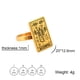 thumbnail image 1 of Aoxiang Anillo de acero inoxidable con signo del zodiaco para hombre y mujer, sortija con signo del Zodíaco del Tarot, constelación de Piscis y Aries, regalo de joyería 2025, 1 of 2