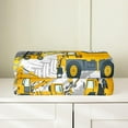 thumbnail image 4 of Construction Blanket for Kids Boys Toddler,Cartoon Truck Throw Blanket for Kids Girls,Under Construction Vehicles Fleece Blanket,Cartoon Machinery Excavator Tractor Flannel Blanket,40x50, 4 of 6