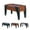Brown, variant on KICK Legend 55" Foosball Table (Brown)