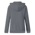 thumbnail image 4 of Fancifize Women's Fleece Lined Hoodies Oversized Sweatshirts Casual Workout Full Zip Coats Fall Fashion Jacket Outfits with Pocket, 4 of 5