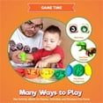 thumbnail image 4 of Juego gigante de clasificación y conteo de dinosaurios: juguetes educativos de dinosaurios para niños de 3, 4 y 5 años con 54 manipulativos matemáticos Dino Grabber Juegos para niños pequeños Almacena, 4 of 5