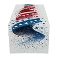 thumbnail image 3 of Memorial Day Saving!4th of July Decorations, Independence Day Table Flag Red White Blue Star Striped Floral Print Dining Table Decoration, 3 of 7