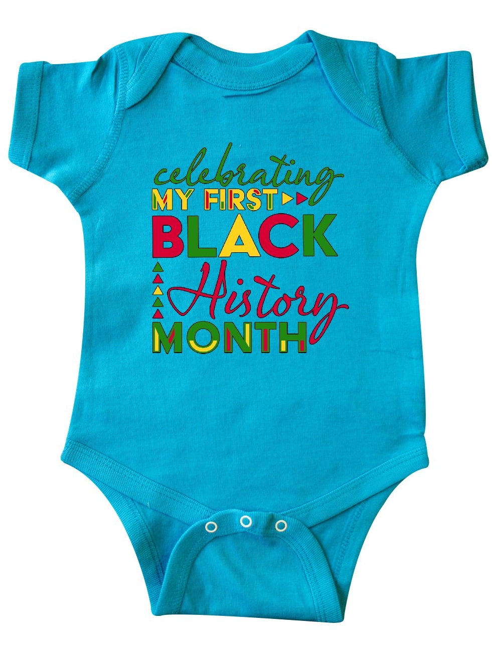 inktastic My 1st Black History Month with Mermaid and Long Sleeve Creeper