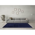 thumbnail image 3 of Ahgly Company Machine Washable Indoor Rectangle Abstract Blue Contemporary Area Rugs, 5' x 8', 3 of 4