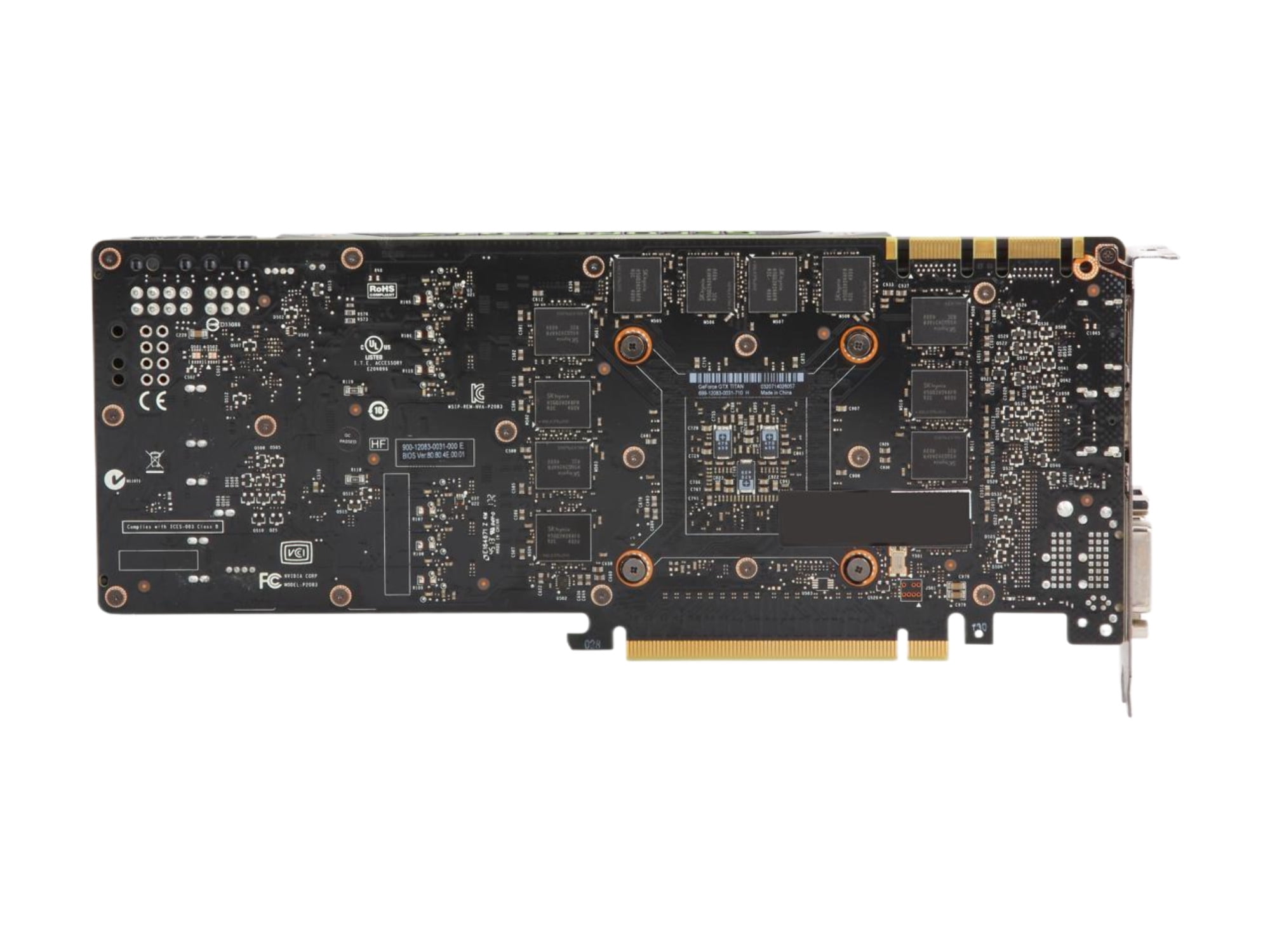 EVGA NVIDIA GeForce TITAN Graphic Card, 6 GB GDDR5