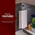 thumbnail image 5 of Rev-A-Shelf Pullout Dish Towel Bar Under Kitchen Cabinet, Chrome, 563-51-C, 5 of 16