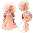 thumbnail image 3 of Bottone 12inch Victorian Porcelain Female Doll for Room Ornaments Great for Kids Collectable Decorative Ceramic Doll, 3 of 6
