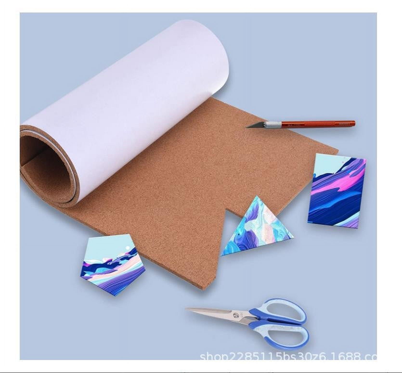 Self Adhesive Cork Board Roll 16X50 Inch Bulletin Board For Wall Furniture Photo Memo Backing Mat