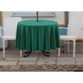 thumbnail image 7 of Vargottam Indoor/Outdoor Round Tablecloth 58 Inch Round Tablecloth with Umbrella , Waterproof Zippered Patio Table Cloths, Spring/Summer Table Covers for Circular Table/BBQs/Picnic-Teal Green, 7 of 7