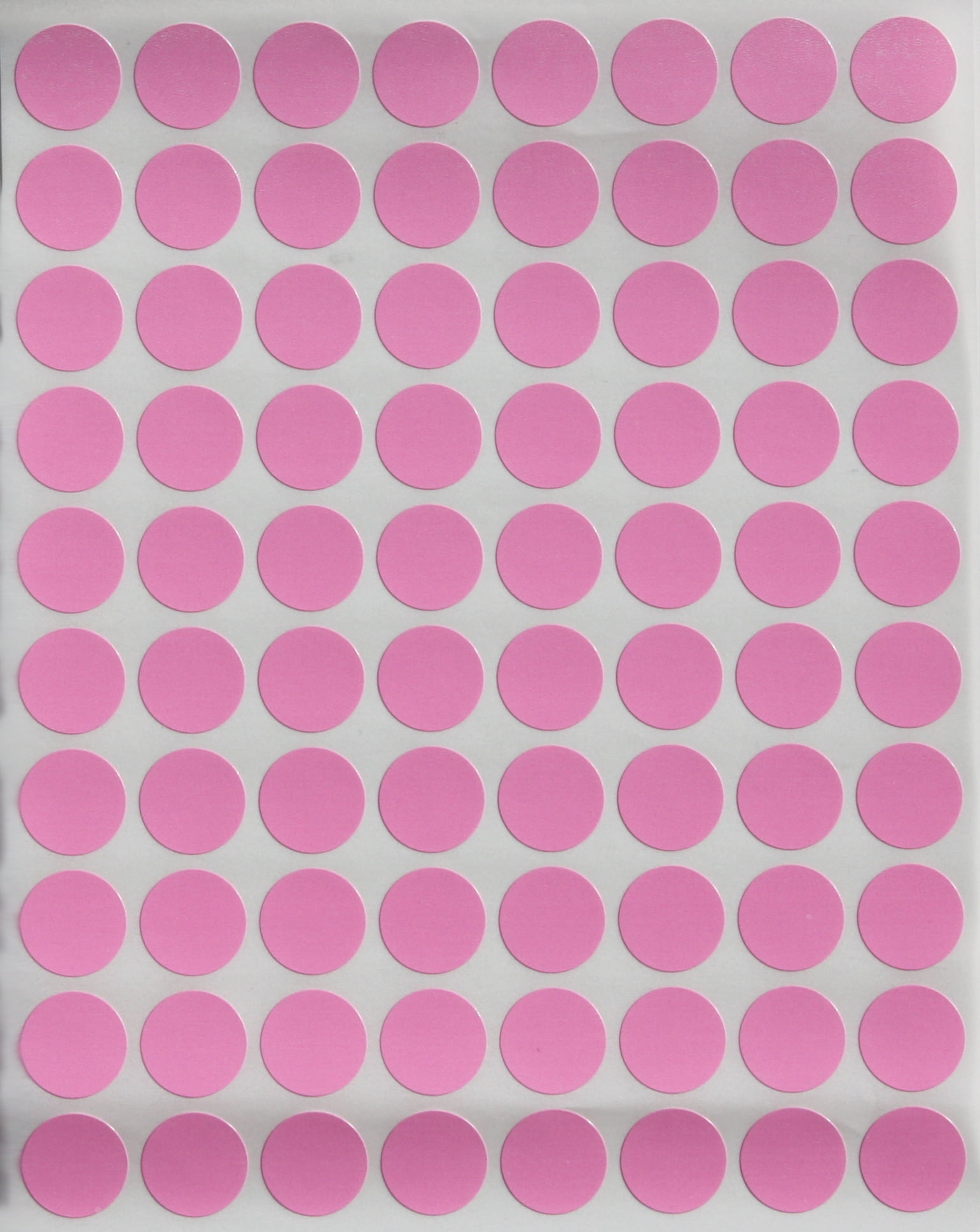 1/2" PINK Round Vinyl Color Coded Inventory Label Dots Stickers USA MADE
