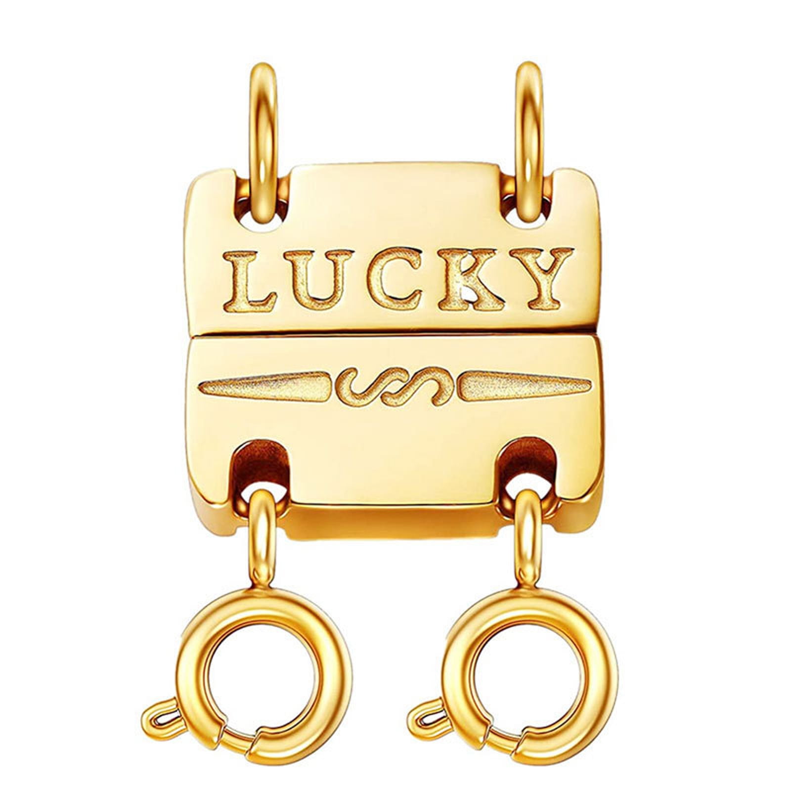 Csengfiy Locking Clasps For Necklace Gold And Silver Plated