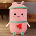 thumbnail image 1 of Peluche de sandía en forma de taza de té con leche de frutas, 197 pulgadas, para niños, regalo de Navidad, regalo de cumpleaños, 1 of 5