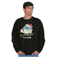 thumbnail image 4 of Tootsie Mr. Owl Christmas Santa Sweatshirt for Men or Women Brisco Brands S, 4 of 6