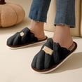 thumbnail image 2 of Dakaela Womens Soft Plush Slippers Non Slip Fuzzy Cotton House Shoes Indoor Outdoor Slip on Slides, 2 of 6