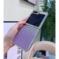 thumbnail image 2 of Glitter Woman Case for Galaxy Z Flip 5 with Hinge Protection, Cute Plating Case for Samsung Galaxy Z Flip 5 Girly Design, Girl's Case for Galaxy Z Flip 5 Sparkle (Purple), 2 of 12