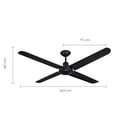 thumbnail image 5 of Ventilador De Techo Industrial Narvik 56 Pulgadas con Control de Pared, 5 of 5