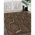 thumbnail image 3 of Ahgly Company Machine Washable Indoor Rectangle Transitional Sienna Brown Area Rugs, 2' x 4', 3 of 7