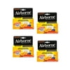 4 Pack Airborne Effervescent Health Formula Tablets, Orange-10 count Each