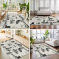 thumbnail image 4 of Large Area Rugs 8'x10', Nautical Lighthouse Carpet Runner Indoor Outdoor Rugs Home Decor Aesthetic, Farmhouse Retro Ocean Ship Map Non Slip Mats Washable Accent Rug for Living Room Bedroom, 4 of 8