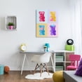 thumbnail image 3 of Stupell Industries Pop Style Candy Bears Abstract Painting Gallery Wrapped Canvas Print Wall Art, 30 x 40, 3 of 8