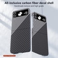 thumbnail image 2 of Aramid Fiber Case for Samsung Galaxy Z Flip 4 Case Aramid Fiber Thin Fit Slim Minimalist 6 FT Military Grade Drop Protection Case with Wireless Charging, Black&Silver, 2 of 12