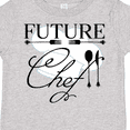 thumbnail image 4 of Inktastic Future Chef with silverware and hat Boys or Girls Toddler T-Shirt, 4 of 5