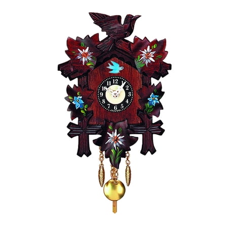 Alexander Taron 6.75 Engstler Battery-Operated Mini Cuckoo Wall Clock with Music and Chimes