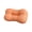 Orange, variant on HWRETIE Office Nap Pillow Memory Foam Lumbar Support Cushion Washable Cover Ergonomic Chair Pad for Back Stomach Sleepers