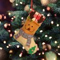 thumbnail image 2 of Gibobby Calcetines de Navidad Decoración del Árbol de Navidad Adornos colgantes Decoración de la pared de la puerta del (E), 2 of 3