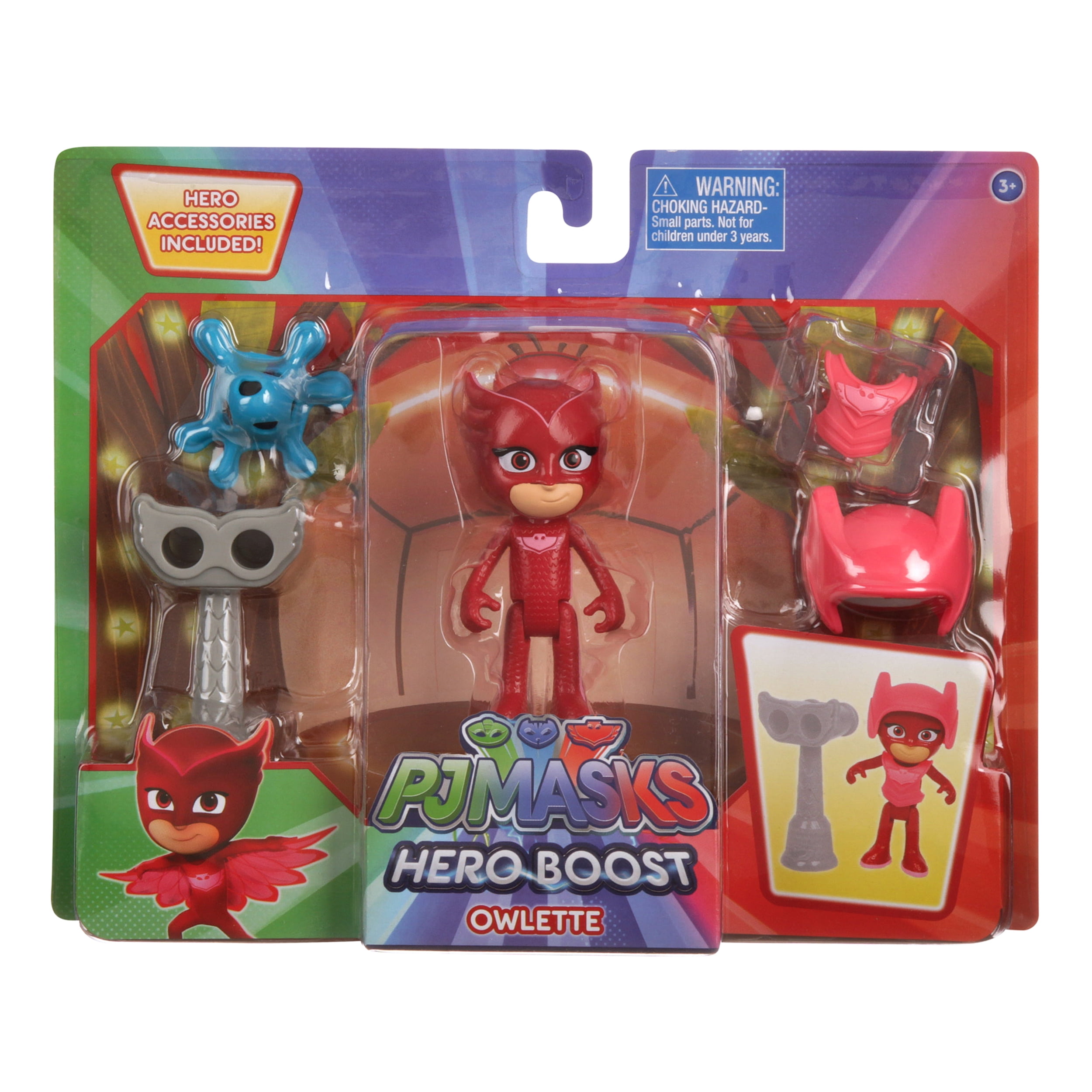 PJ Masks Hero Boost Figures With Accessories Set of 2 Gekko 3+ Catboy