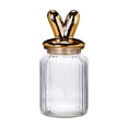 thumbnail image 1 of Glass Storage Jars Easter Candy Jar 1000Ml Transparent Kitchen Storage Container for Easter Gifts and Candy, 1 of 7